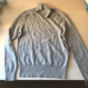 Grey turtle neck sweater